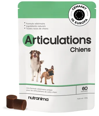 Gelenk-Kausnacks für Hunde, 60 Stück, mit Glucosamin & Chondroitin