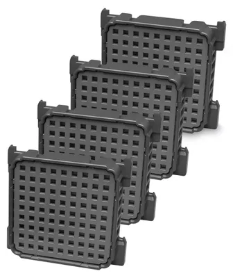 Aktivkohlefilter 4er-Pack, 43x43x10 mm, für Liebherr