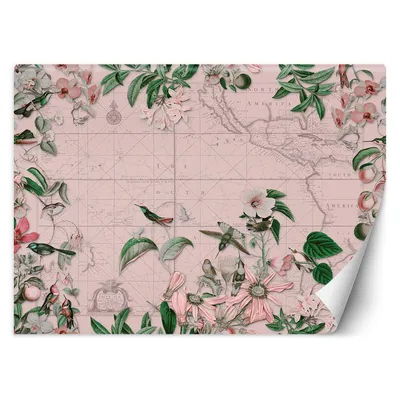Produktbild von FOTOTAPETE Tropische Vögel Blätter 450x315 cm VLIES Tapete Wandtapete Wandbilder Wanddekoration Design Wohnzimmer Schlafzimmer Flur Büro Küche