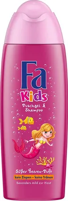 Obrázok produktu pre Fa Kids sprchový gél a šampón, morská panna, balenie 6 ks (6 x 250 ml)
