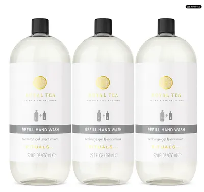 Produktbild von Rituals Royal Tea Refill Hand Wash 3er Set