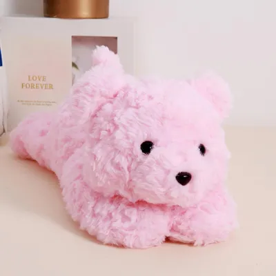 Obrázok produktu pre Mäkká ružová plyšová medvedíca, výška 50 cm