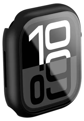 Produktbild von AMAZINGthing IW42RXBK, Hülle, Smartwatch, Sportuhr, Schwarz, Apple, Apple Watch Series 10 (46mm), (42mm), Polycarbonat (PC), Gehärtetes Glas