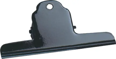Produktbild von Briefklemmer 75mm schwarz VE=72x10 Stück