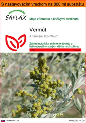 Obrázok produktu pre SAFLAX Garden in the bag - vermút - Artemisia absinthum - 500 Semená - S pestovateľským substrátom v praktickom samostaviteľnom vrecku