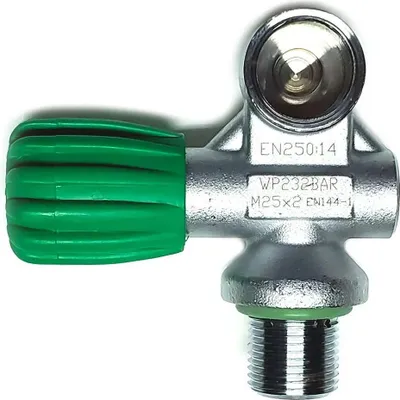 Image de Metalsub M26 Nitrox Valve 232 Bar Silver Silver One Size