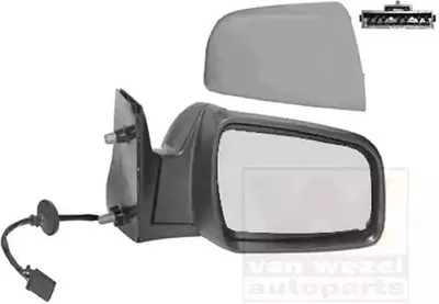 Produktbild von VAN WEZEL 3796818 Außenspiegel Seitenspiegel Rechts für OPEL ZAFIRA B (A05) Konvex Beheizt Grundiert