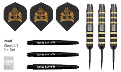 Image de Jeu de fléchettes Royal Darts Pearl 23 grammes en laiton pour enfants et adultes