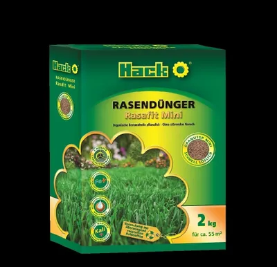 Produktbild von Hack Rasendünger Rasafit Mini 2 kg