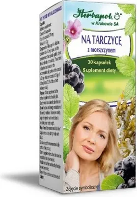 Produktbild von Herbapol für die Schilddrüse mit Algen 30 Kapseln