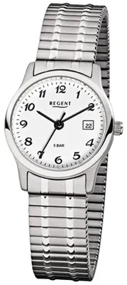 Zdjęcie produktu dla Regent F-885 damski zegarek analogowy kwarcowy z paskiem z datownikiem Ø 27 mm
