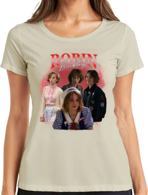 Produktbild von Robin Buckley Stranger 80er Retro Fan Geschenk Vintage 90er Bootleg Damen T-Shirt, Natur, M