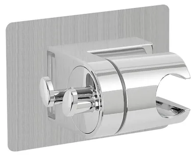 Produktbild von Duschkopfhalterung selbstklebend verstellbar Chrom ABS