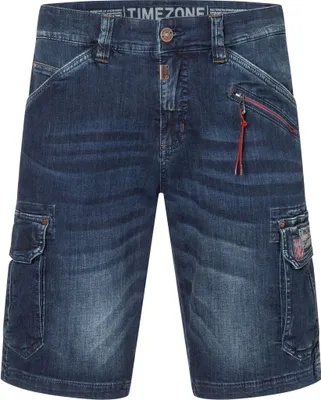 Produktbild von Timezone Denim Bermuda Jeans Shorts mit Cargo-Taschen Größe: 32W
