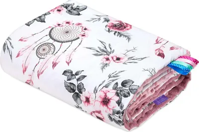 Produktbild von Summer Dream & Old Rosa Minky Babydecke 75x100cm