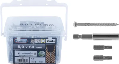 Produktbild von Connex Terrassenschraube Ø 5,0 x 60 mm, TX, Edelstahl, C1, 240 Stück