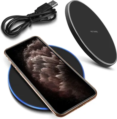 Produktbild von Ladegerät für Apple iPhone 11 Pro Max QI Wireless Charger Induktives Laden