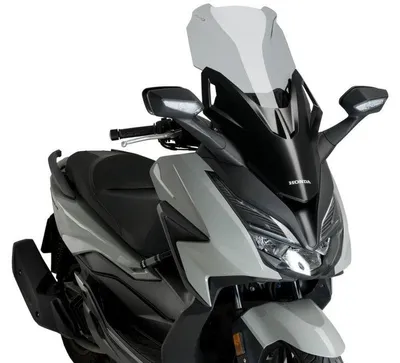 Produktbild von Windschild Puig V-Tech Line Sport-Scheibe 420 x 380 mm mit ABE für Honda Forza 125, Forza 350 Bj. 2021 - 2026