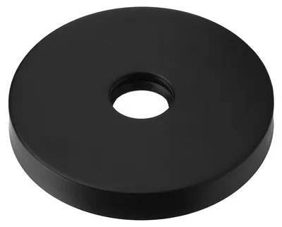 Produktbild von Großer Duscharm-Flansch, 304-Edelstahl-Rosettenplatte für G1/2-Zoll-Rohrersatz, Schwarz