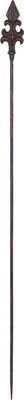 Produktbild von 2x Gartenstecker Französische Lilie Metall 110cm