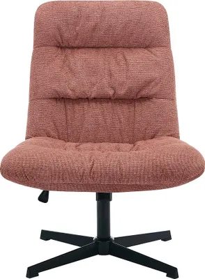 Produktbild von Drehsessel - melierter Stoff - Terracotta - SELENDO