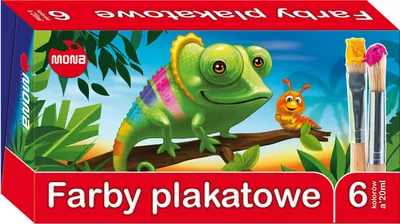 Obrázok produktu pre Plagátové farby 6 farieb 20 ml