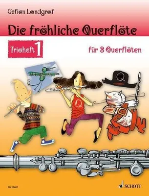 Produktbild von Die fröhliche Querflöte Trioheft 1