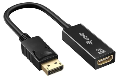 Obrázok produktu pre Equip 133448, DisplayPort, HDMI, 0,15 m, Čierna