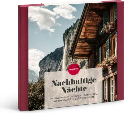 Produktbild von mydays Geschenkbox Nachhaltige Nächte; Erlebnis verschenken oder selbst erleben; Gutschein für 2 Person(en)