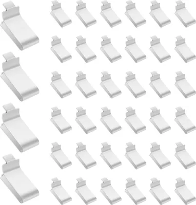 Produktbild von Regalclips 40er-Pack Verstellbare Stahl-Pilaster-Regalclips für Regale