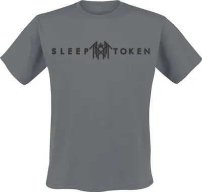 Produktbild von Sleep Token T-Shirt Herren Logo 2 charcoal 3XL