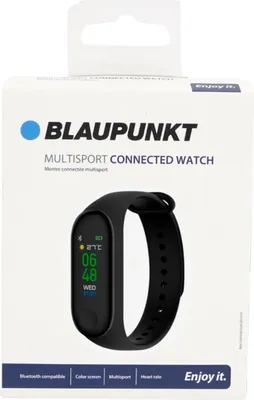 Obrázek produktu pro Chytrý náramek Blaupunkt BLP5220 s měřičem srdečního tepu, iOS a Android, Bluetooth, monitorování spánku, 3denní výdrž baterie