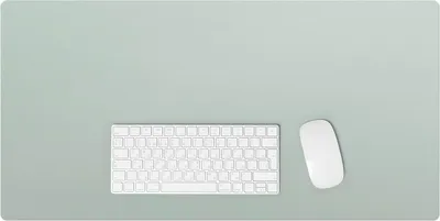 Produktbild von Farbe Hellgrün – Schreibtischunterlage – Rutschfeste Tischunterlage – Schreibtischmatte für Büro & Zuhause – Schreibunterlage – Mauspad – Tischmatte – 90 x 45 cm