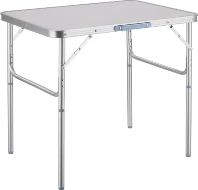Produktbild von Camping Klapptisch aus Aluminium 75x55x68cm - grau
