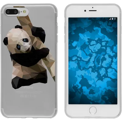 Produktbild von PhoneNatic Case kompatibel mit Apple iPhone 7 Plus / 8 Plus Silikon-Hülle Vektor Tiere M4