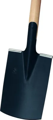 Produktbild von Idealspaten Bauspaten Gärtner Form Größe 2, Knopfstiel, mit Tritt