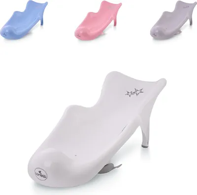 Produktbild von Lorelli Baby Badewannenliege Badewannenauflage ab Geburt, Gre 51 x 22 x 20 cm wei dunkelgrau