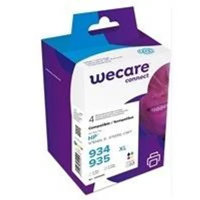 Produktbild von Wecare K10356W4, Schwarz, Cyan, Magenta, Gelb, 45 ml, 12 ml, 4 Stück(e), Multipack