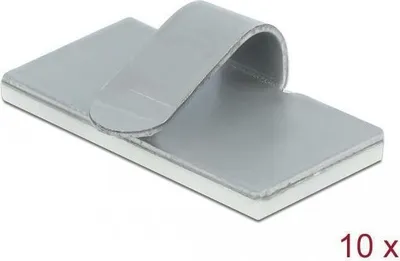Immagine prodotto di DELOCK Kabelklemme selbstklebend Stahl 10 Stück