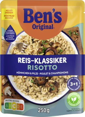 Produktbild von BEN'S ORIGINAL™ Risotto mit Hühnchen und Pilze 250g