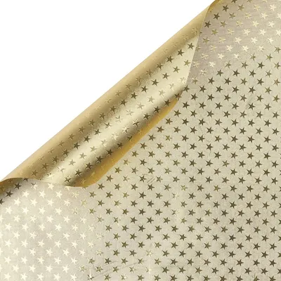 Zdjęcie produktu dla folia Alu-Bastelfolie "Sternchen", 500 x 780 mm, gold