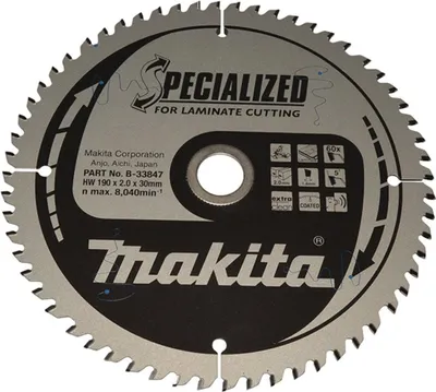 Produktbild von Makita Sägeblatt SPECIALIZED 190x30x60Z, 2,0 mm