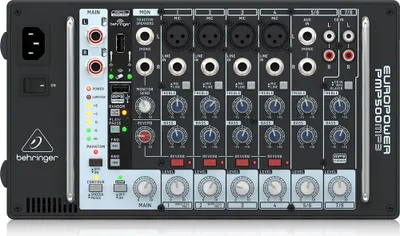 Productafbeelding van Behringer PMP500MP3 - 8-kanaals audiomixer. Één maat