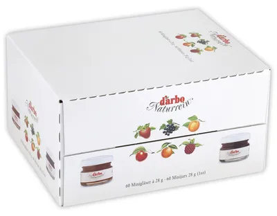 Image de d’arbo 1120976004 d’arbo Naturrein Himbeer Konfitüre, 60 St.
