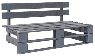 Zdjęcie produktu dla Ławka z palet drewnianych do ogrodu, na taras i balkon