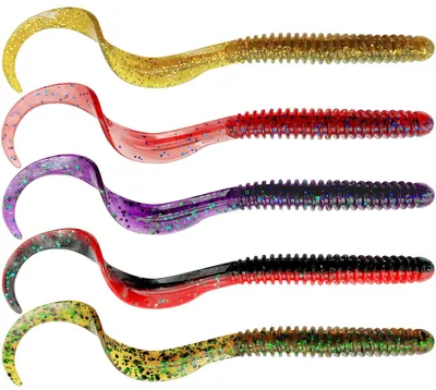 Produktbild von Savage Gear Rib Worm 9cm 3g - 10 Gummijigs, Farbe:Red N Black