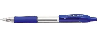 Guľôčkové pero, 0,7 mm, stláčací mechanizmus, PENAC "CCH3", modré