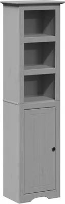 Zdjęcie produktu dla vidaXL Szafka łazienkowa BODO szara 44x30x160 cm