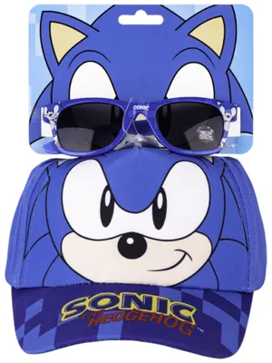 Image de Casquette Sonic taille 53 avec lunettes de soleil Idéal pour les aventures estivales