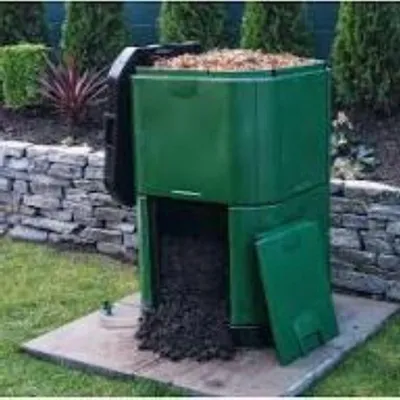 Produktbild von Kompostbehälter – Kompostbehälter für den Garten – Abfallverwertung – Schnelle, aerobe Kompostierung – 200 Liter – Grün